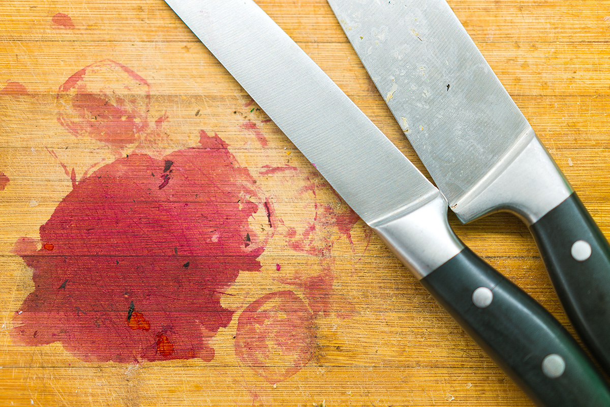 How a Chef Removes Stubborn Stains From Wooden Cutting Boards